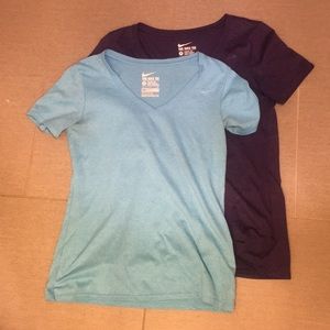 2 Nike Dri Fit Tees